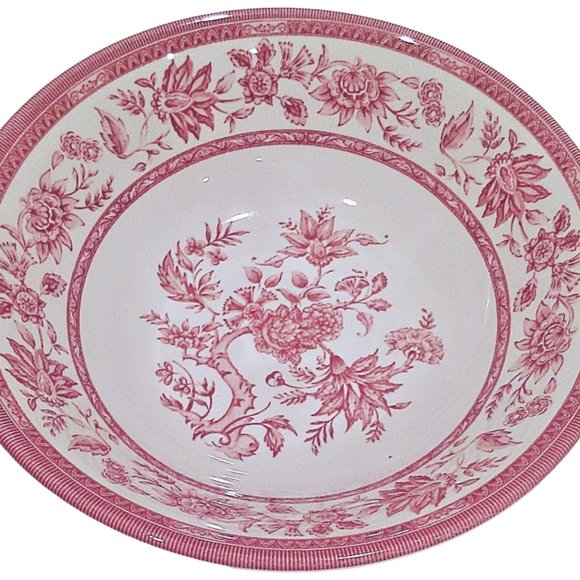 Churchill Indian Tree Bowls, Cottage Dinnerware, Dessert Bowls, Farmhouse Bowls - Picture 5 of 9